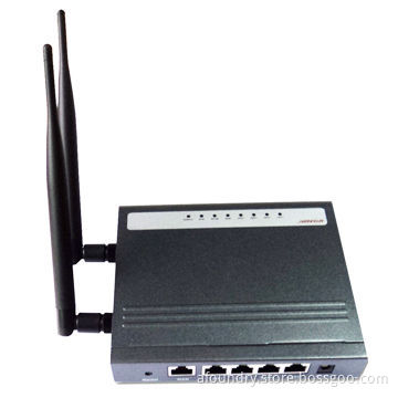 300Mbps High-power Indoor Iron Casing RJ45 Router with External 5dBi Omni ANT